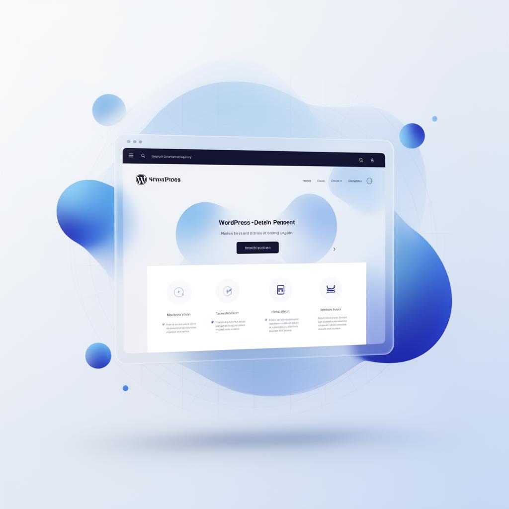 WordPress website design preview by WP Solutions